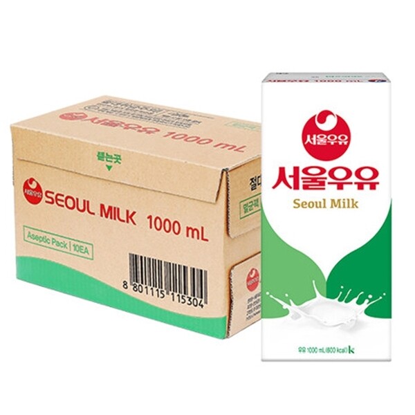 (끌올) [지마켓] 서울우유 멸균우유 1000ml 10개