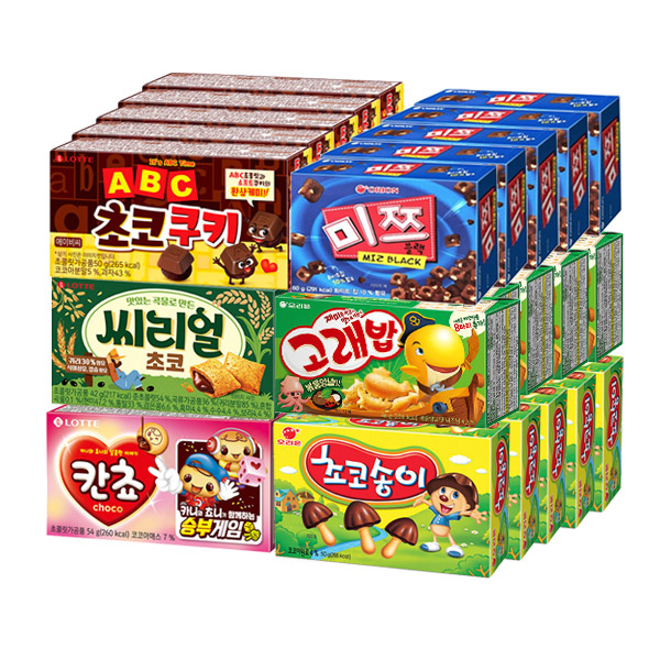 롯데웰푸드 칸쵸 초코, 54g, 30개
