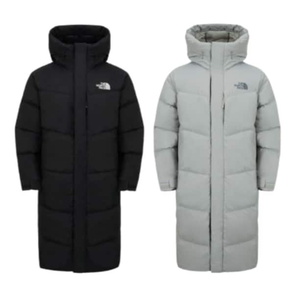 노스페이스 OBIR HYBRID DOWN COAT 남여공용 롱다운 덕다운