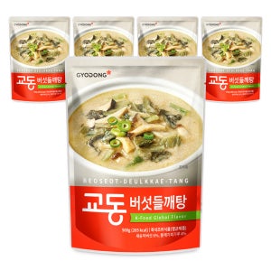 교동 버섯 들깨탕, 500g, 5개