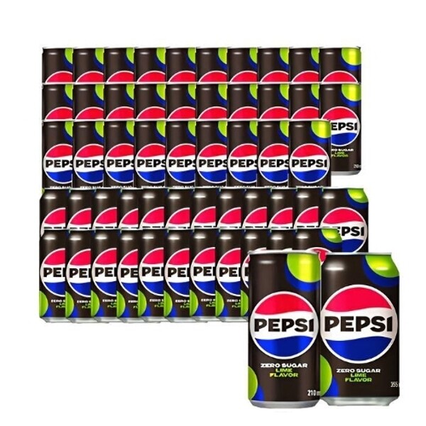 펩시콜라 제로라임 210mlx30캔+펩시제로라임 355ml 24캔