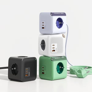 TOOCKI GaN 3포트 2C1A 4000w 4구 멀티탭 선O