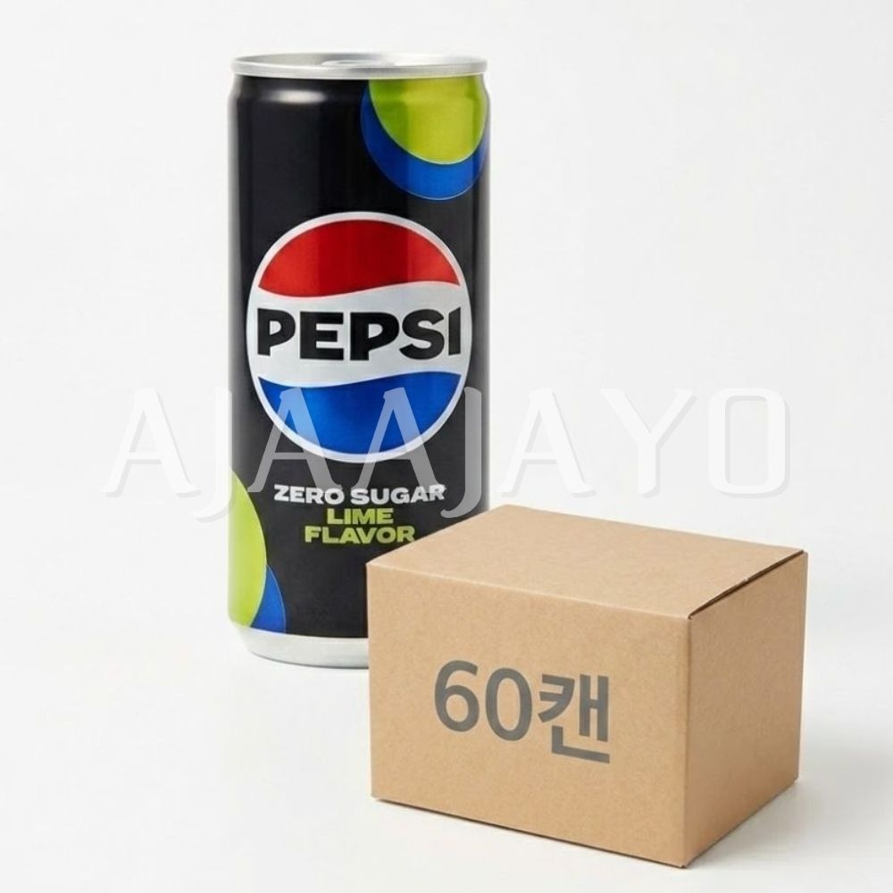 펩시 제로슈거 라임향 짝캔(210ml) 60개!!!!