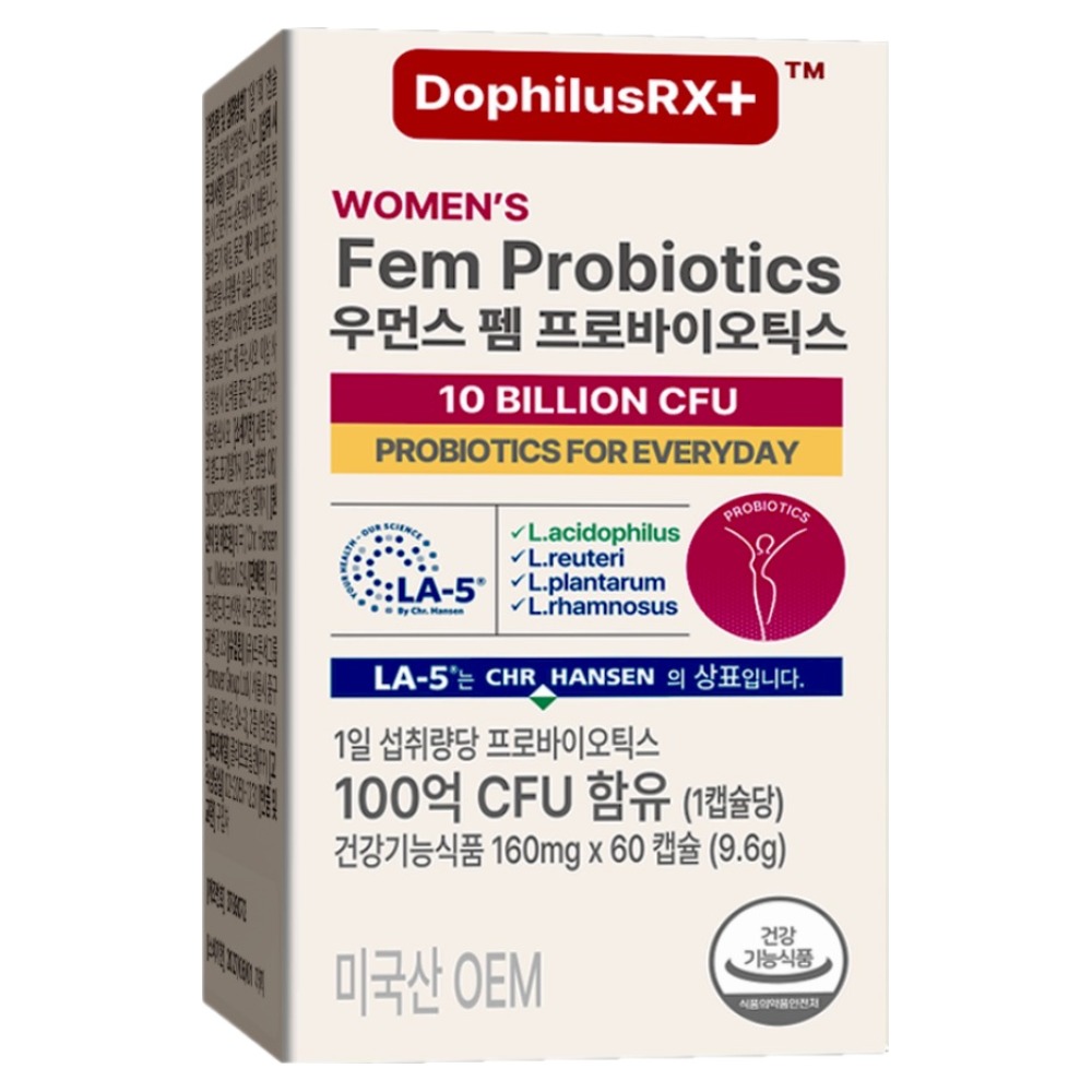 펨 도피러스 알엑스 100억 여성유산균 60정