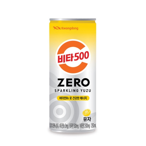 비타500 제로 스파클링 유자, 250ml, 24개
