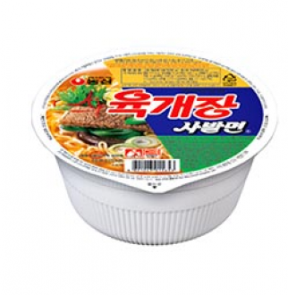 육개장 사발면 86g, 18개