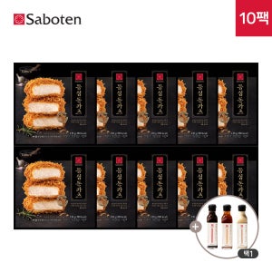 사보텐 일본 정통 수제 등심 돈까스 10팩 + 소스 증정