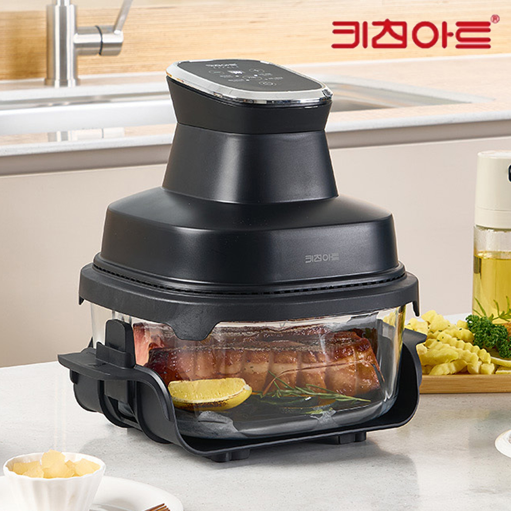 키친아트 글라스 에어프라이어 4L+2.5L