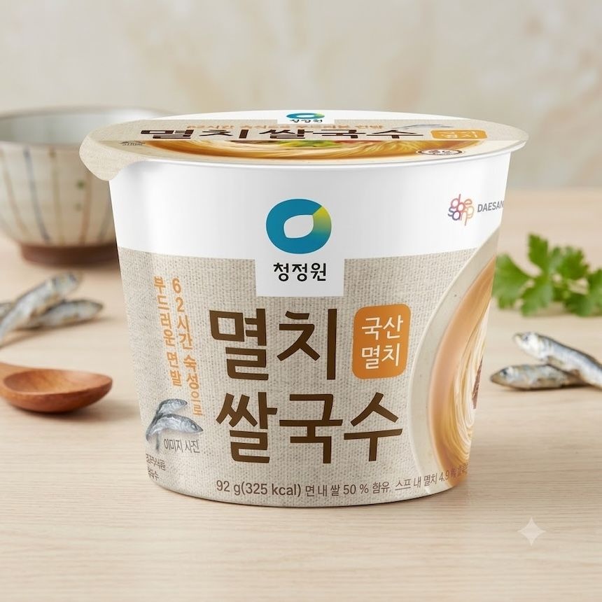 청정원 멸치 컵쌀국수 92g 12입