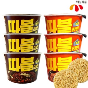 이마트24 따블라면 짜장맛 3컵 + 얼큰소고기맛 3컵 (총 6컵)
