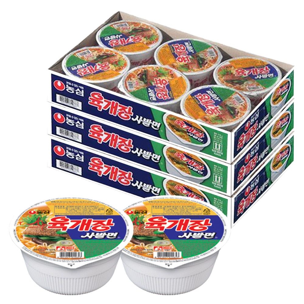육개장 사발면 86g x 18개