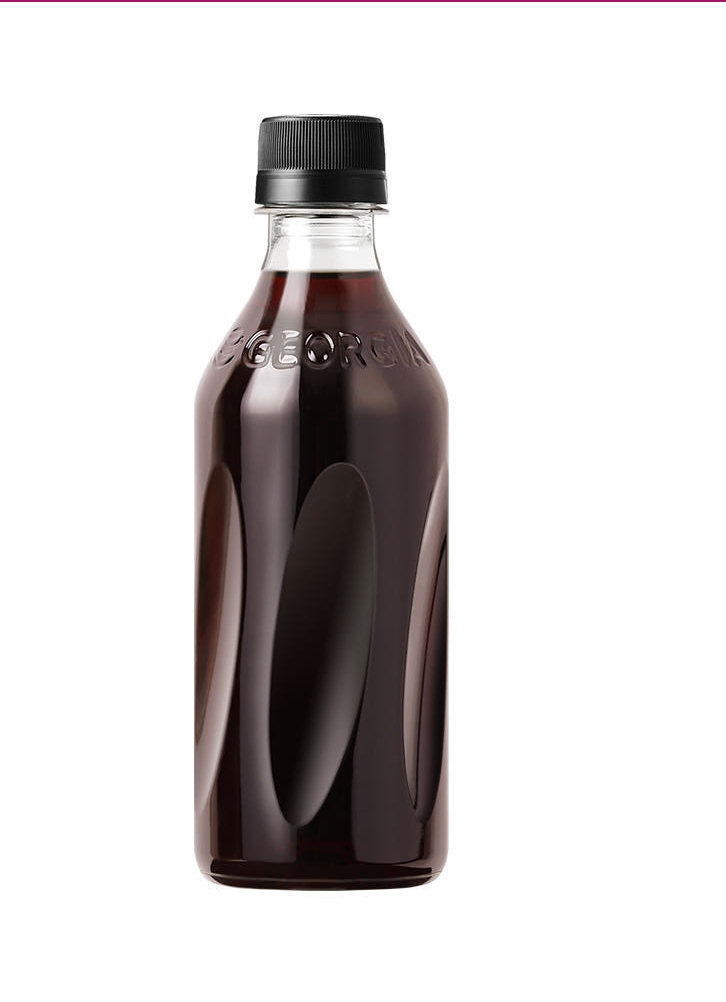 조지아 블랙 무라벨 커피, 370ml, 20개