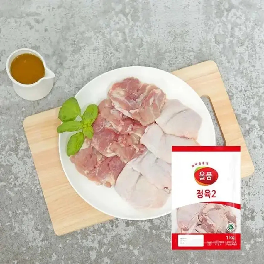 국내산 냉장 닭다리살(순살정육) 1kg x 2팩