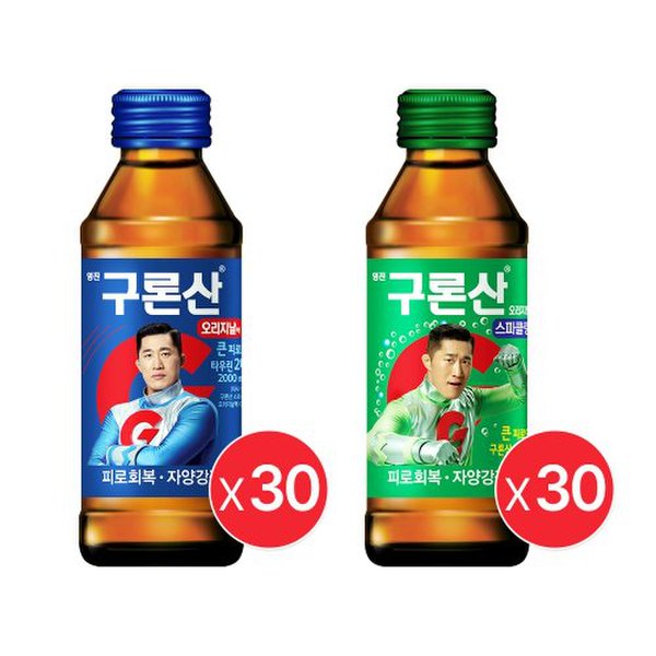 구론산 오리지날액 150ml 30입+스파클링 150ml 30입_분리배송