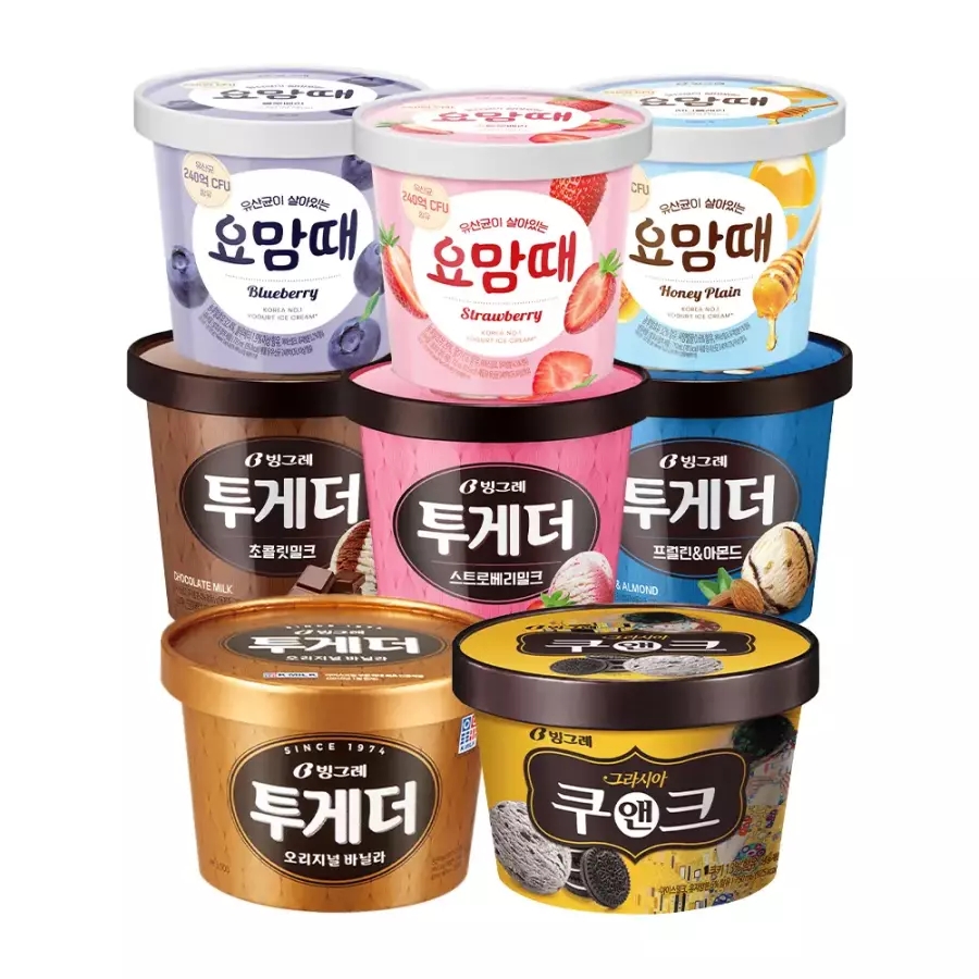 투게더 요맘때 파인트 3+2 골라담기