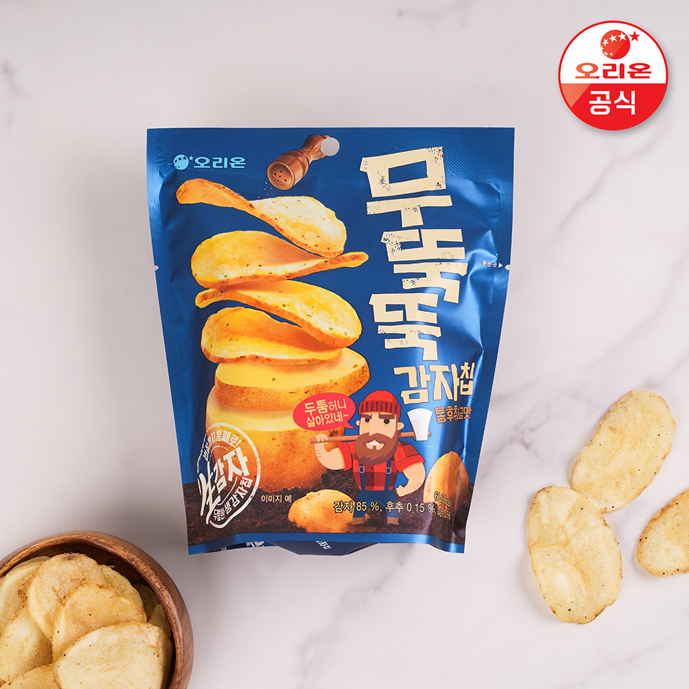 무뚝뚝감자칩 60g 12개 /14,050원(토페or카페)