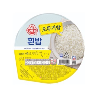 오뚜기 흰밥, 210g, 12개