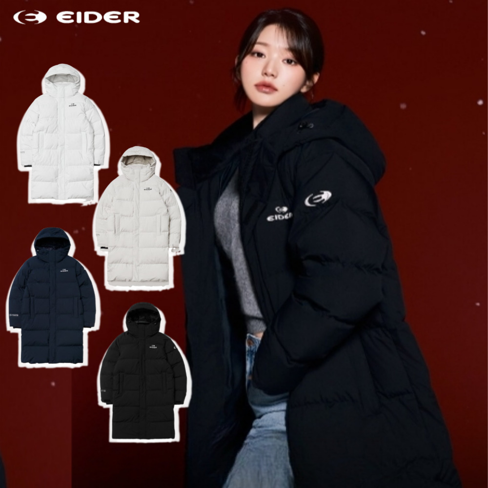 아이더 윈드 스토퍼 롱구스 다운 패딩