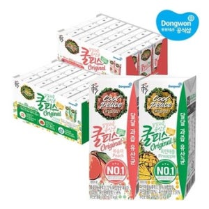 쿨피스 복숭아 190ml 15개+파인애플 190ml 15개