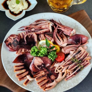 구룡포 해풍건조 원양산 반건조오징어 피데기 10미 500g