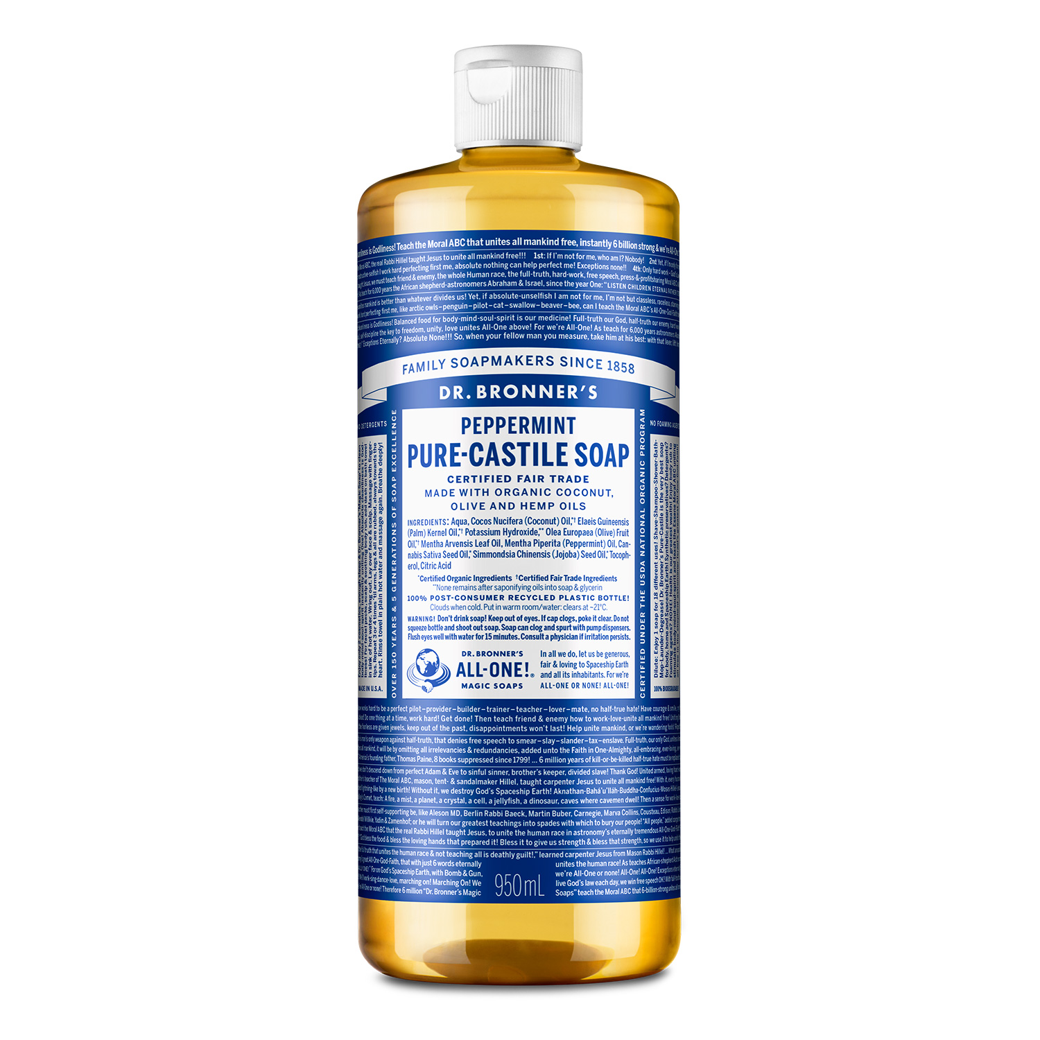 닥터브로너스 페퍼민트 바디워시 950ml