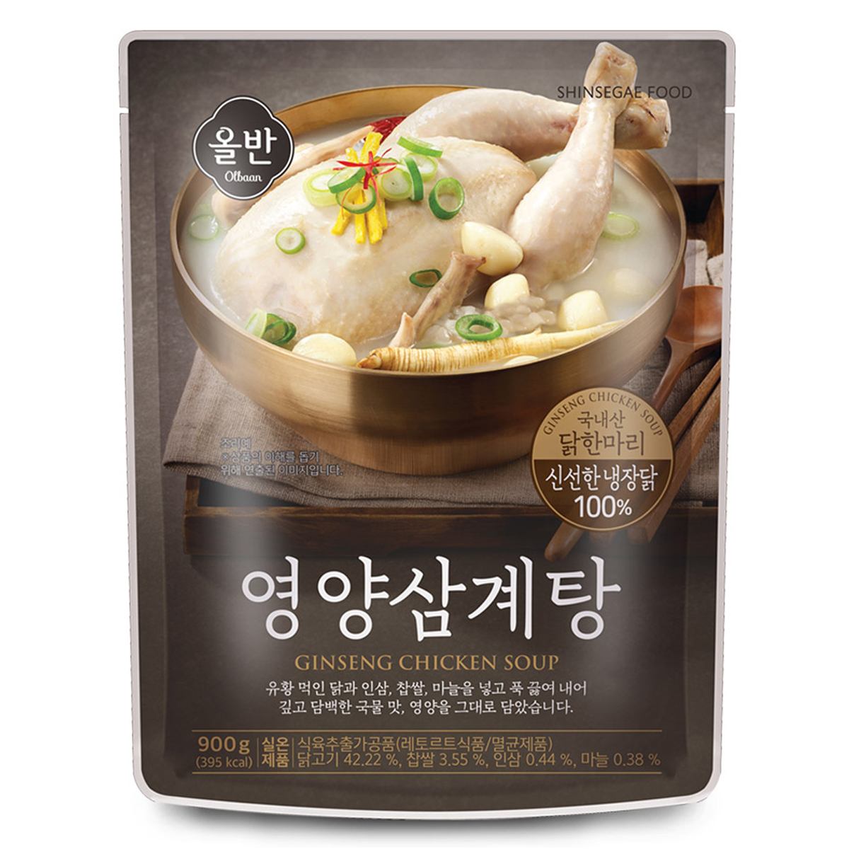올반 영양삼계탕 900g 3팩