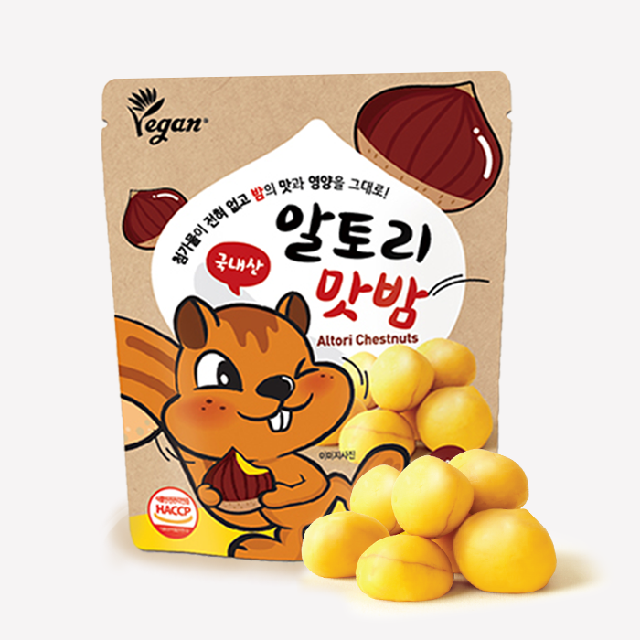국산 100% 알토리 맛밤 50g 10봉