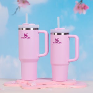 게이용 스탠리 퀜처 H2.0 플로우 스테이트 텀블러, 체리블로썸, 887ml, 1개