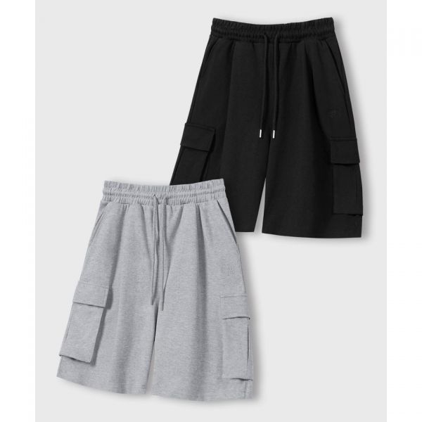 와이드 스웨트 숏 팬츠 2PACK