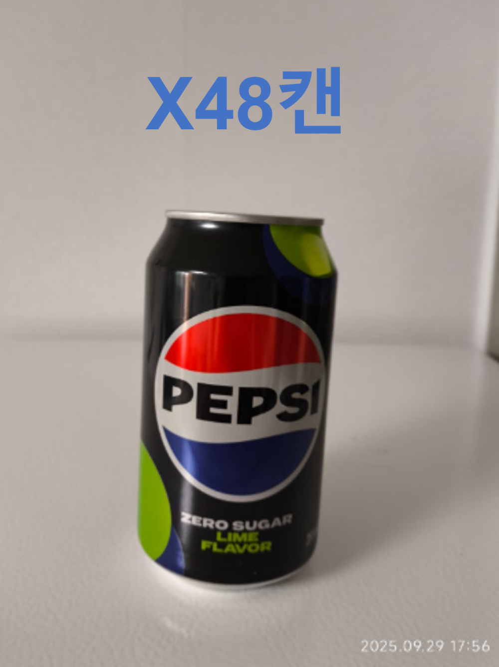 펩시콜라 제로슈거 라임향355ml 48캔
