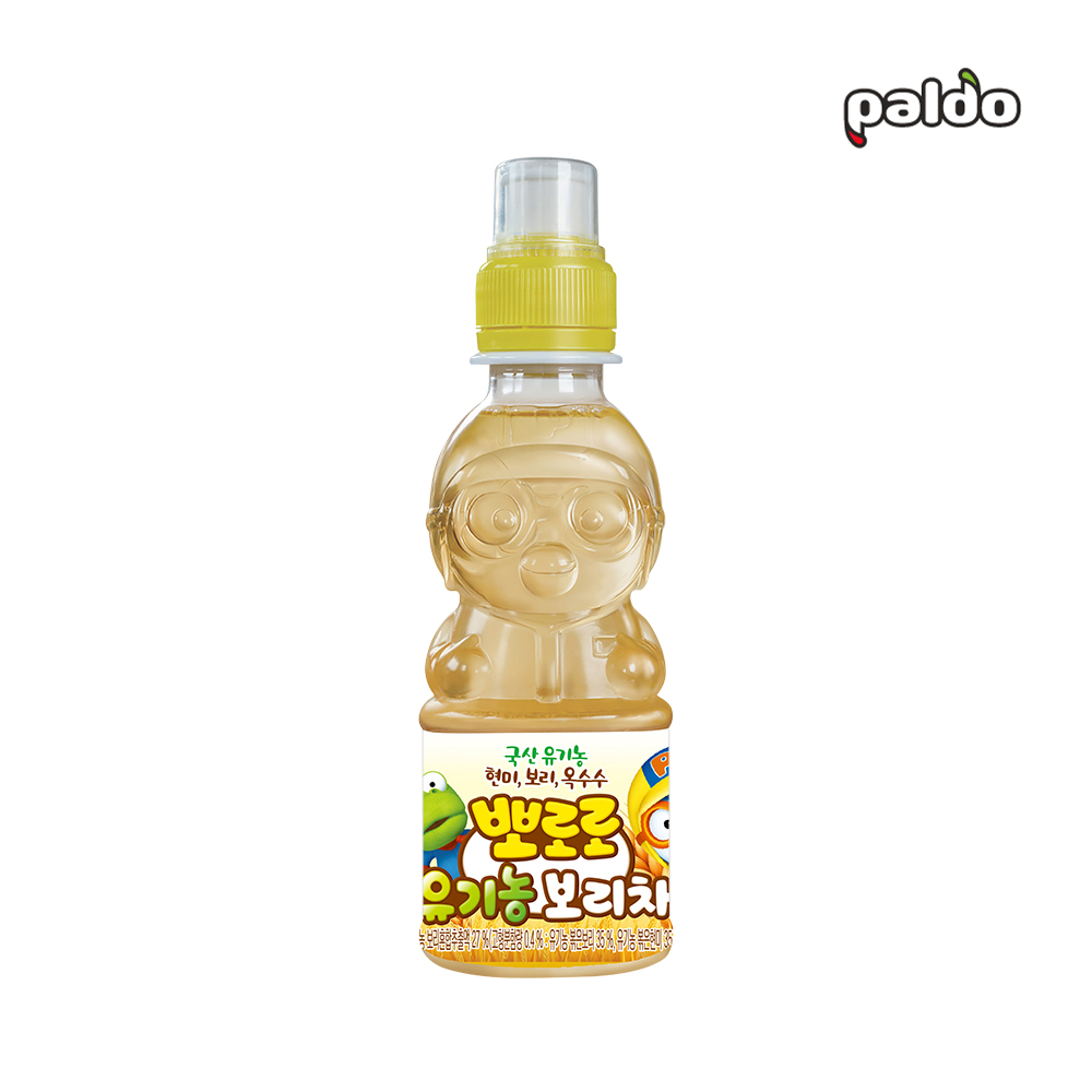 팔도 뽀로로 유기농 보리차, 220ml, 24개