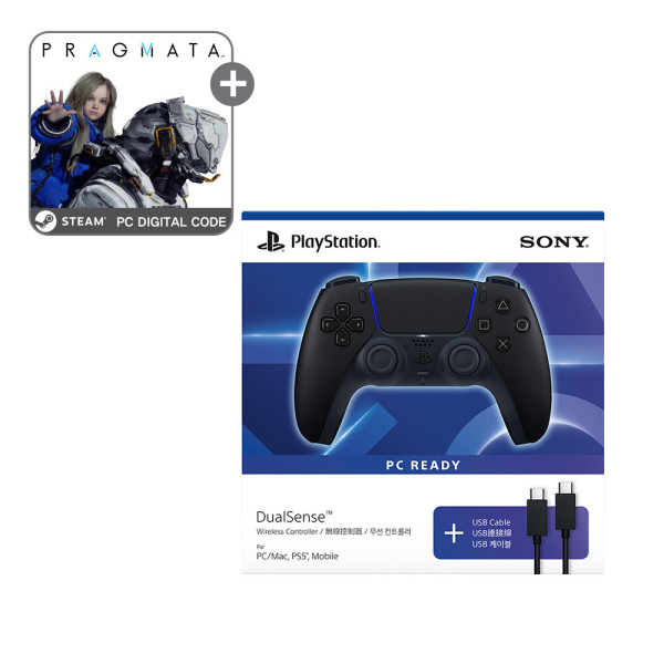 PS5 듀얼센스 컨트롤러 + PC 프래그마타 한글판 (코드발송)