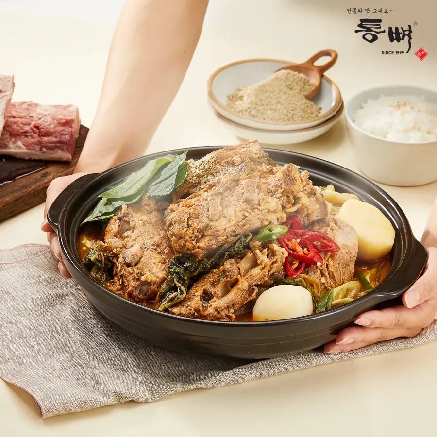 통뼈감자탕 (칼칼한맛 / 담백한맛) 1kg 4팩