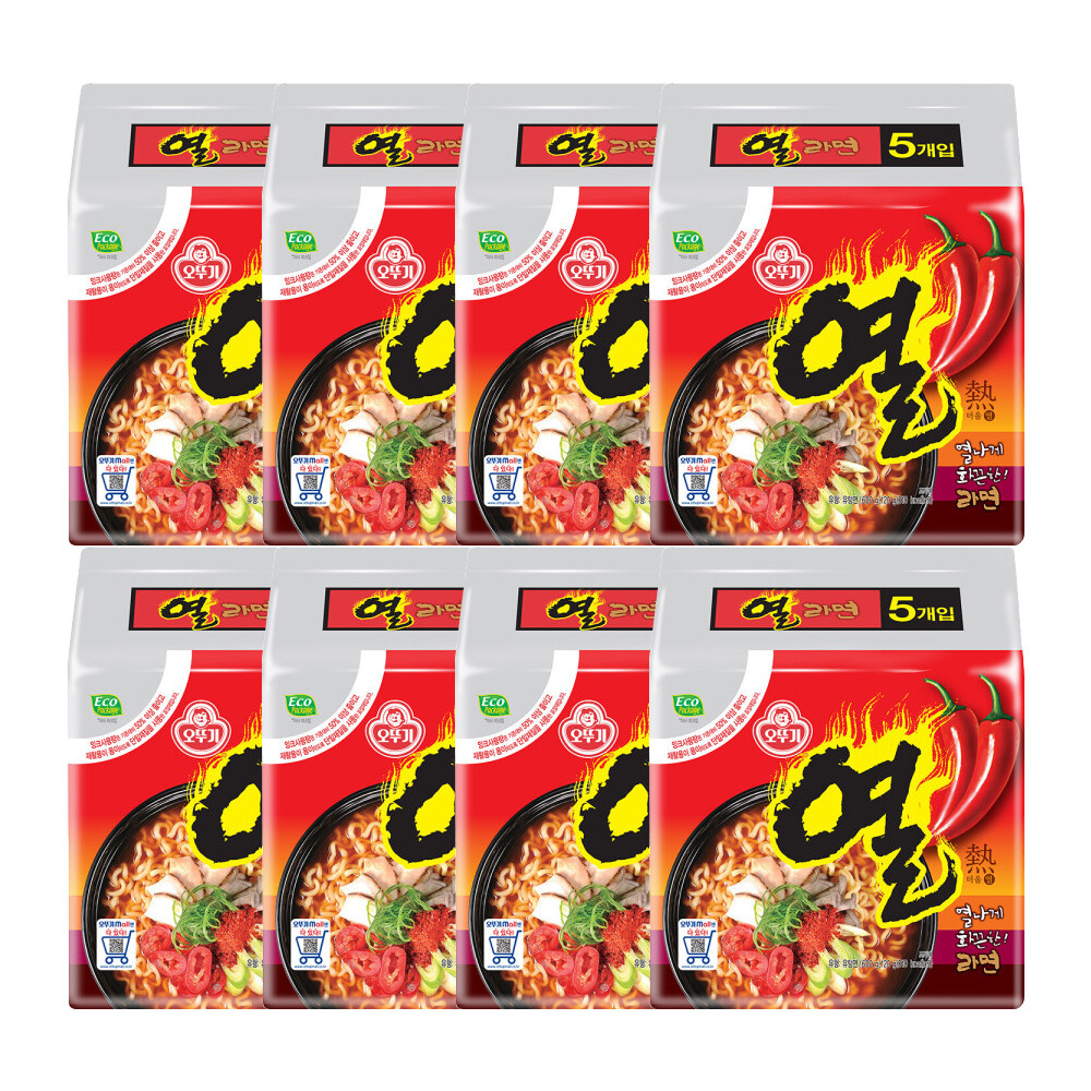 오뚜기 열라면 멀티팩(5개입) x 8팩 총40개입