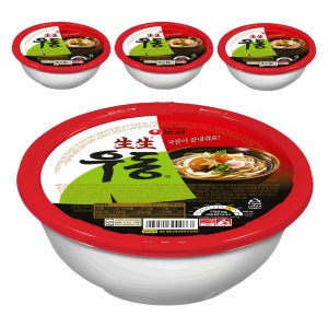 생생우동 컵, 4개