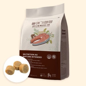 강아지 스팀베이크드 연어 사료, 1kg, 1개