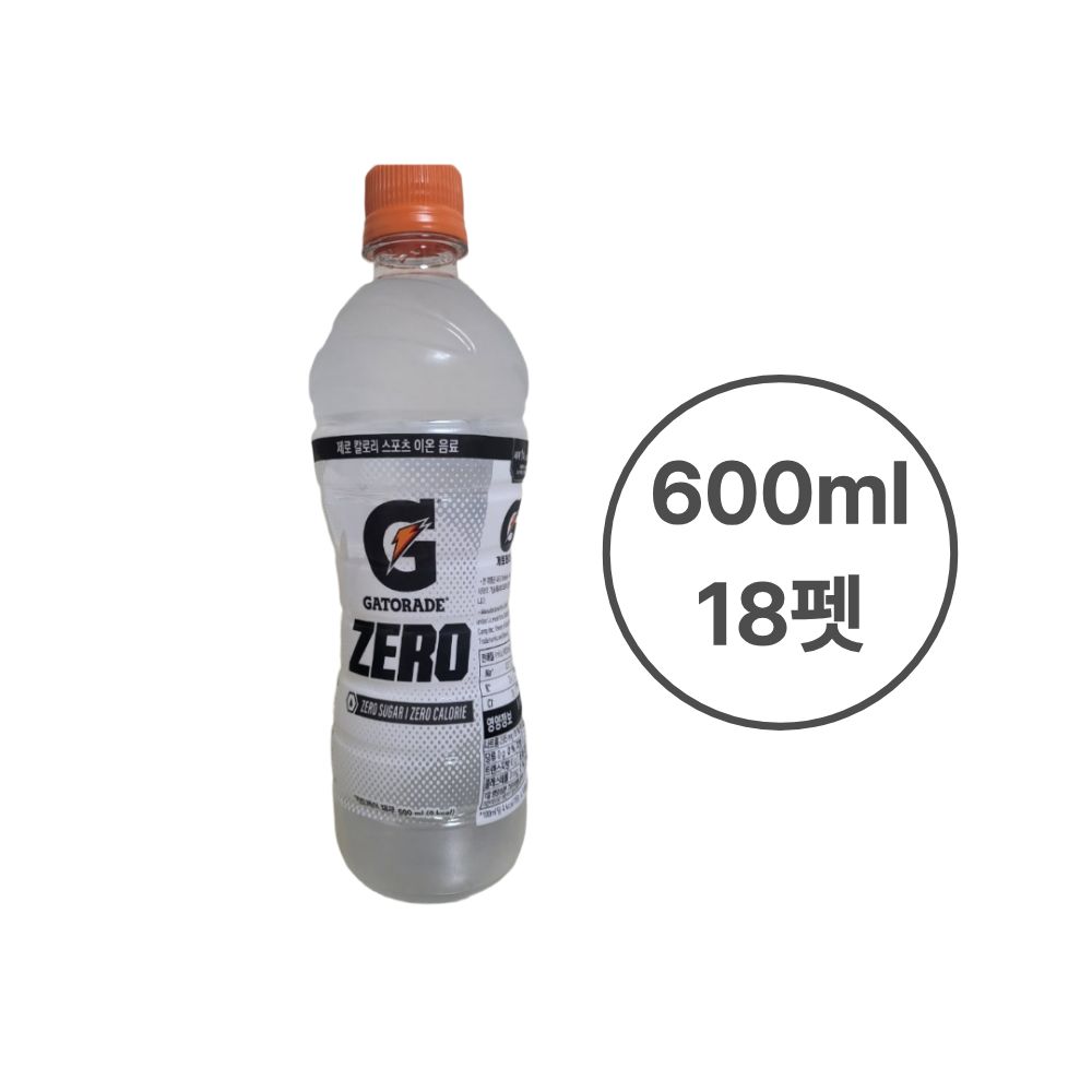 게토레이 제로 600ml 18펫