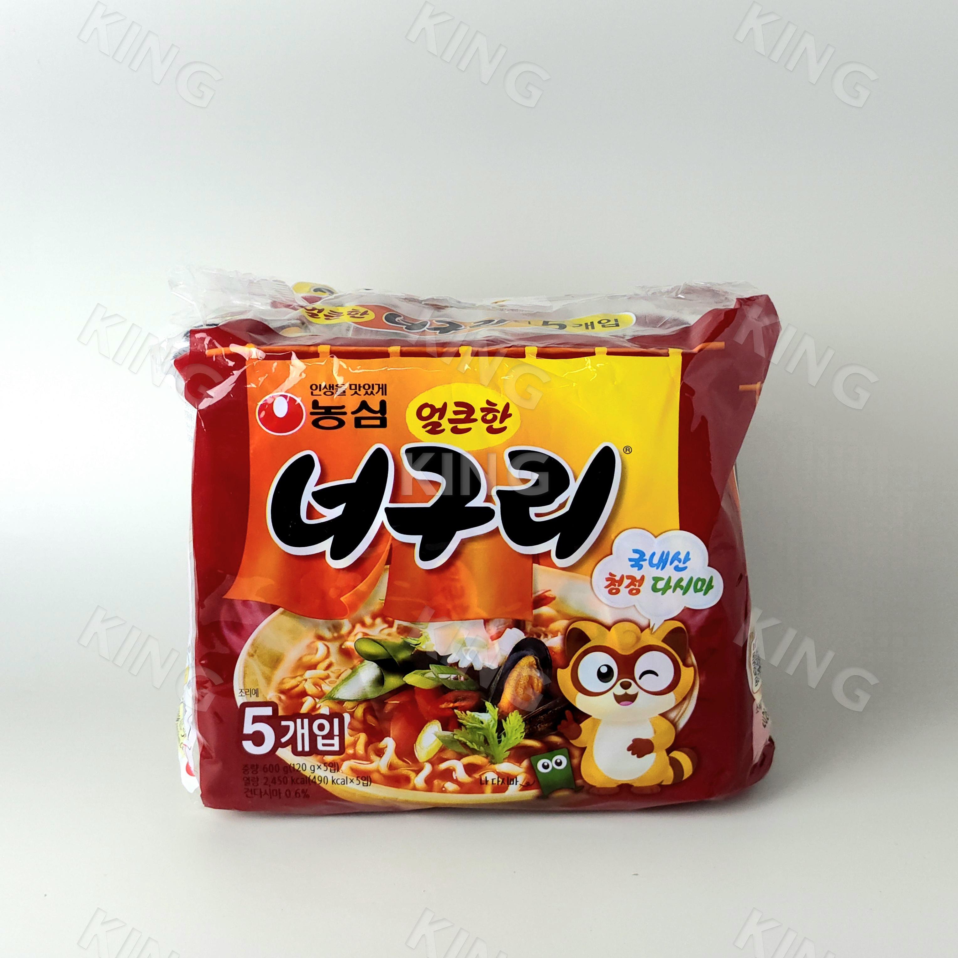 너구리 얼큰한맛 120g, 10봉