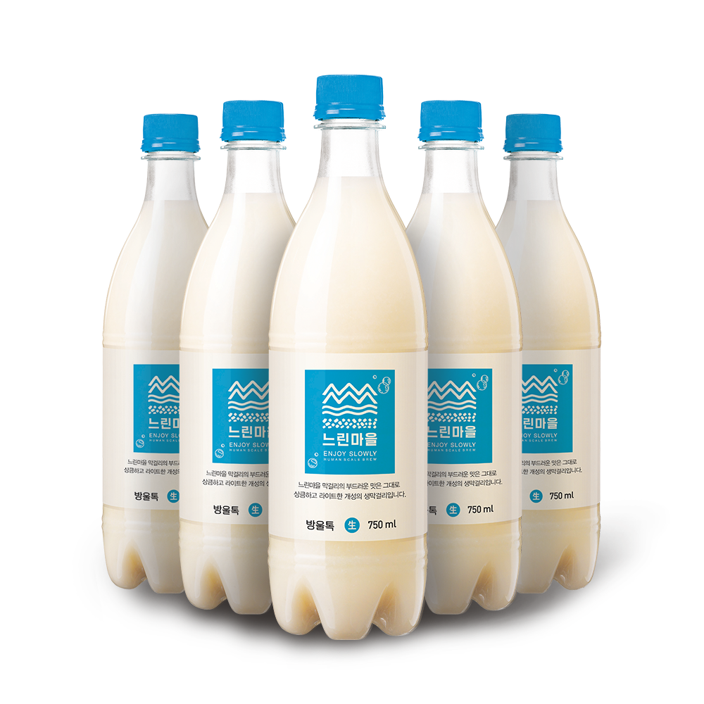 [사은품 증정] 배상면주가 무아스파탐 느린마을막걸리 750ml 5입