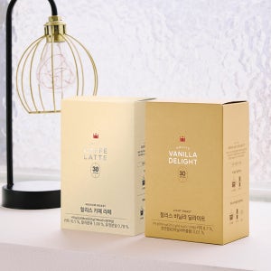 할리스 바닐라딜라이트 30T + 카페라떼 30T