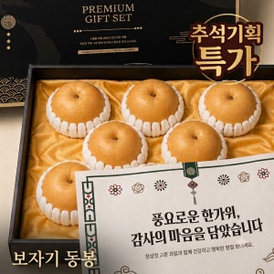배 추석 선물세트 7.5kg 9~11과 고당도