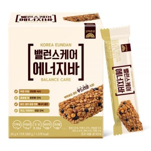 고려은단 밸런스케어 에너지바 저당 30G 12개입, 2개