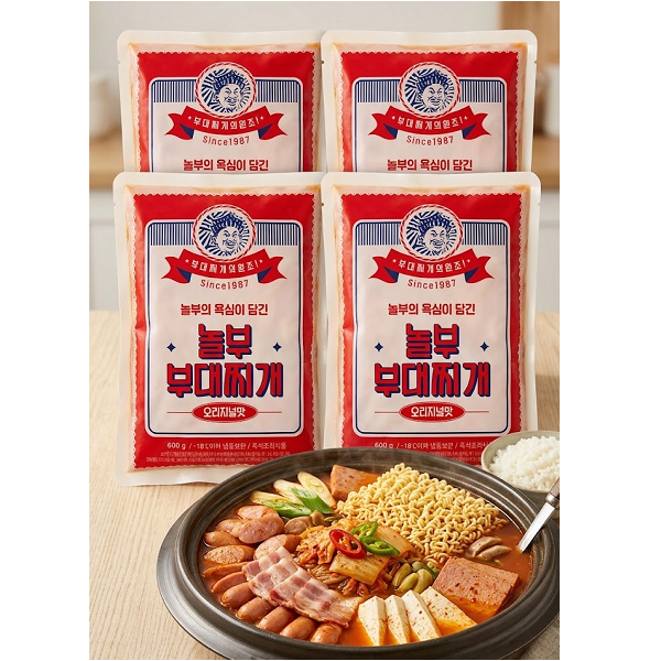 놀부 부대찌개 600g 3팩
