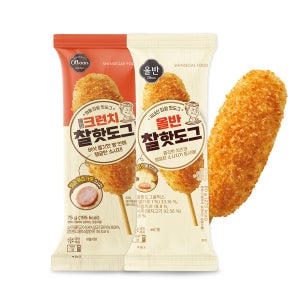 올반 핫도그 30봉 (모짜체다/찰/크런치)