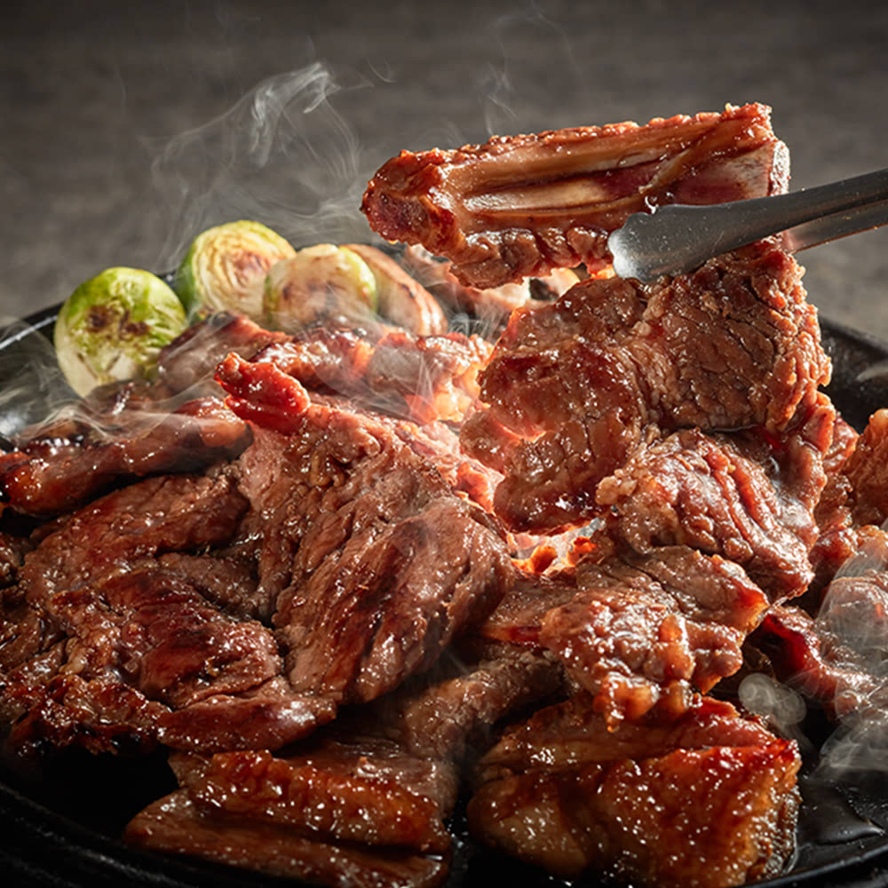 담양 한돈 숯불 양념 돼지 갈비 1kg