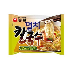 농심 멸치칼국수, 98g, 15개