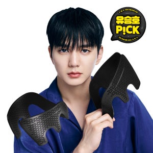 포뷰트 드롭셋 남자 옆머리 누르기, 블랙, 1개