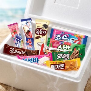 롯데웰푸드 바 아이스크림 10종 5개씩 (죠스바+수박바+스크류바+메가톤바+보석바+초코퍼지+돼지바+빙빙바+와일드바디+옥동자)