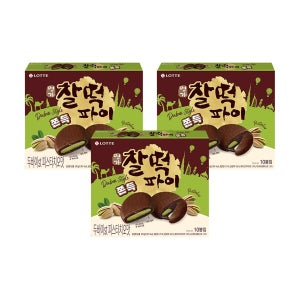 롯데 두바이 찰떡파이 300g x 3개