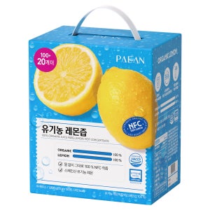 파이안 유기농 레몬즙 15g 120포 1박스
